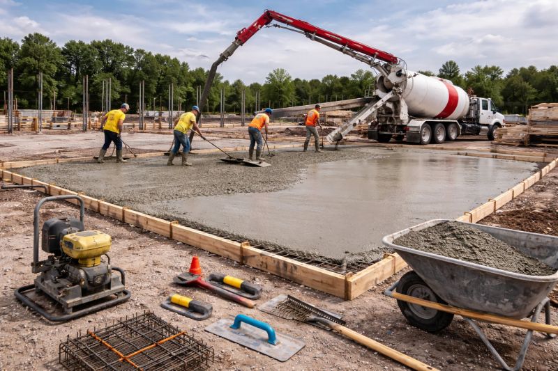 Commercial Slab Installation in Grand Junction, CO