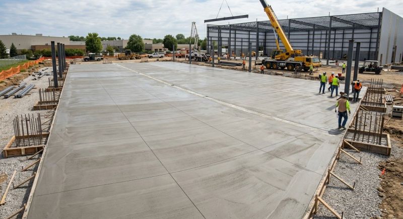 Commercial Slab Installation in Columbus, OH