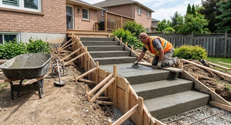 Concrete Steps Replacement in Sacramento, CA